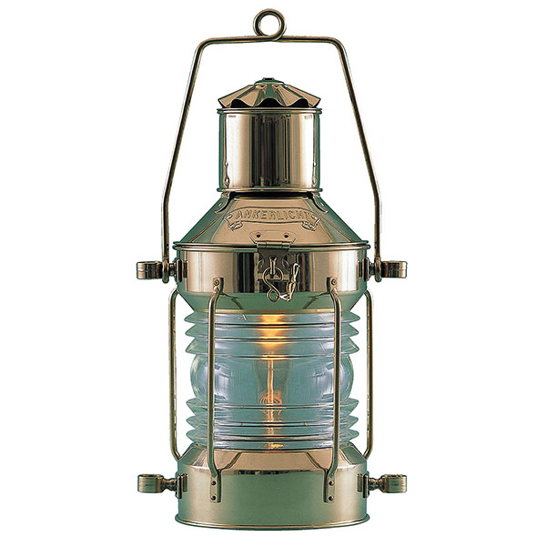 Brass Clipper Ship Anchor Light Lantern