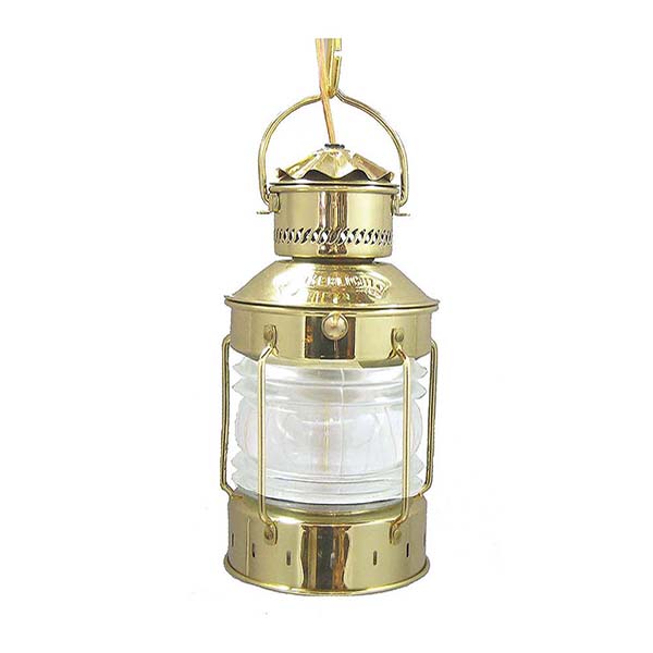 14 Inch Copper Brass Oil Anchor Lamps Fresnel Lens