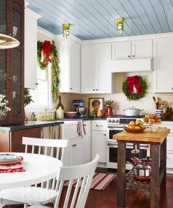 Country Living Magazine Nautical Flush Mounts in Kitchen T-10F by Shiplights